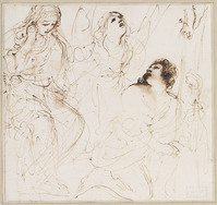 H 044
<br/>
Maria, Magdalena en Johannes aan de voet van het Kruis
<br/>
<em>Guercino (1591-1666)</em>